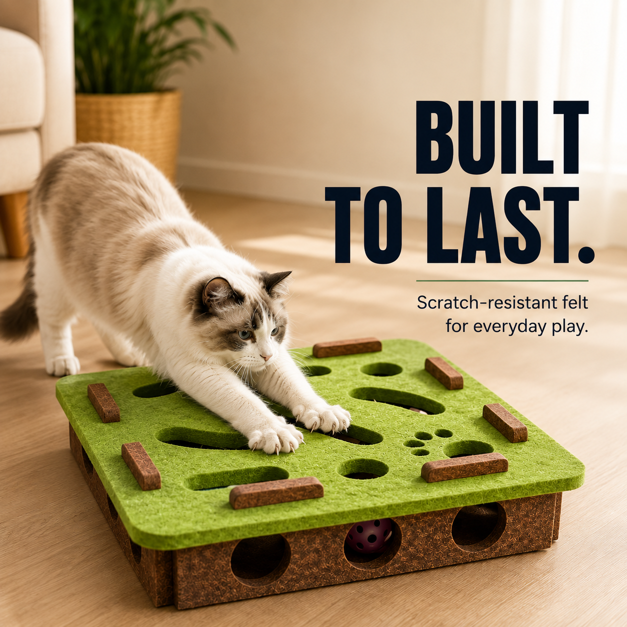 Keep Your Cat Mentally Stimulated Every DayPawMaze™ Interactive Treat Puzzle