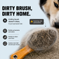 Professional One-Click Pet Hair Removal & Grooming Brush
